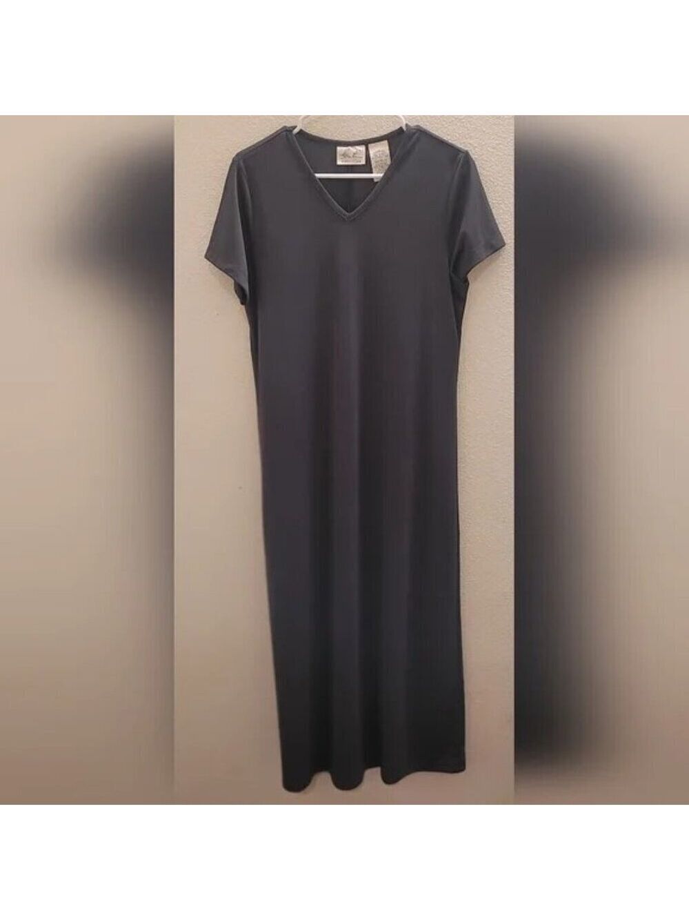 Kathie Lee Collection Charcoal Dress Sz Medium